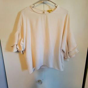 Shinestar Gold off white blouse